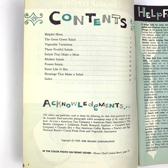 VTG MCM Good Housekeeping Cook Book Lot of 5 Quick n Easy Casserole Salads SEE‎ - Picture 7 of 15